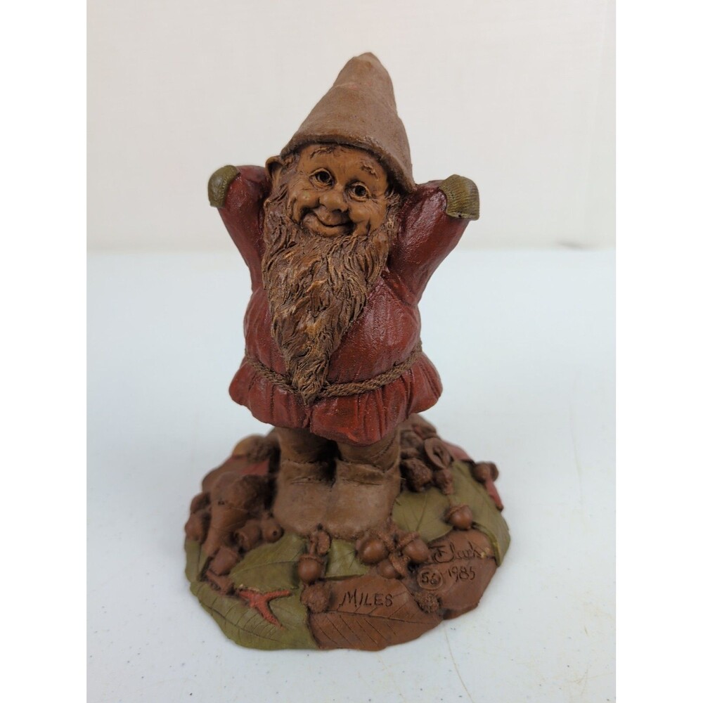 VTG Tom Clark Miles Gnome Figurine 1985 Folk Art Home Decor Cottagecore